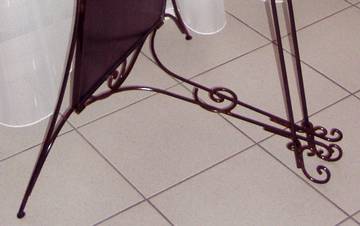 détail psché fer forgé